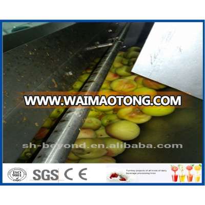 aseptic drum filling of apricot plum peach concentrate juice line