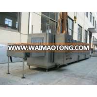 steam or electricity heating plastic crate washer